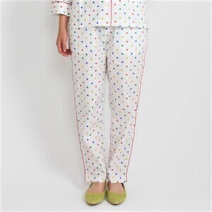 SLEEPY JONES Marina Pajama Set/White Multi Bows