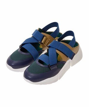 Jocomomola 【ドラマ着用】ベルクロメッシュスニーカーサンダル