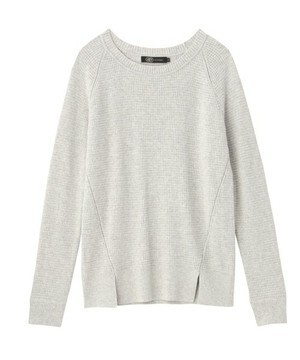 JET ワッフルプルオーバーニット