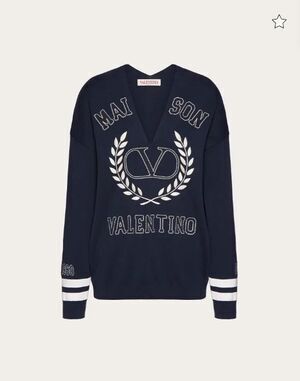 VALENTINO コットンプルニットセーター