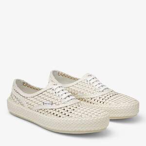 JIMMY CHOO Latte ウーブン ナッパレザー・スニーカー