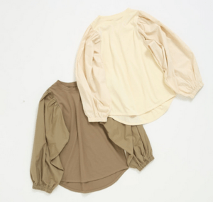 mite girly puff sleeve tp