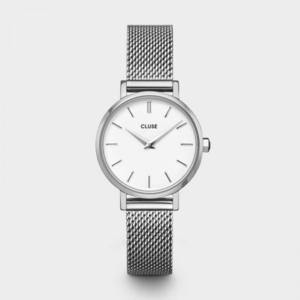 CLUSE ボーホーシック ペティット メッシュ シルバーホワイト/シルバー　CLUSE/クルース/時計