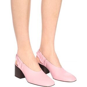 MARNI Leather slingback pumps