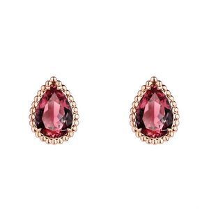 BOUCHERON SERPENT BOHÈME RHODOLITE GARNET セルパンボエム スタッズイヤリング スモール