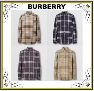 BURBERRY 【BURBERRY】バーバリー チェック コットンポプリン シャツ (Burberry/シャツ) 80208631 80208651 80554921【BUYMA】