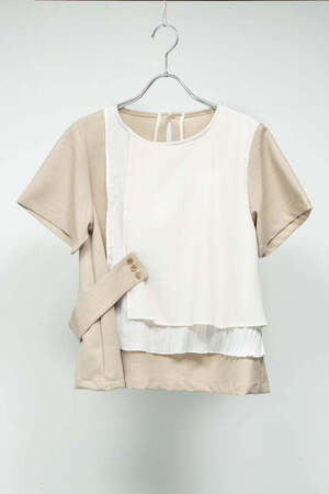 FUMIKU Front Layered Blouse
