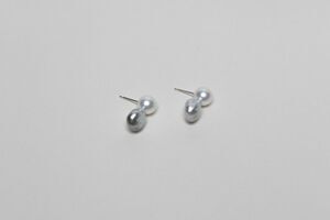 MADAMA 黒蝶ケシ×アコヤパールピアス