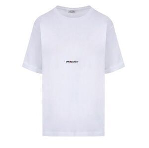 SAINT LAURENT レディース SAINT LAURENT サンローラン ロゴ Tシャツ (Saint Laurent/Tシャツ・カットソー) 84957009【BUYMA】