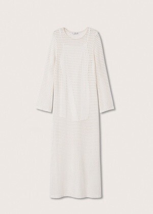 Mango Openwork cotton dress