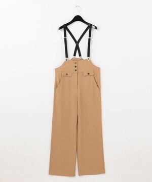 GRACECONTINENTAL ストラップストレートサロペ