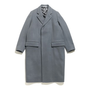 AURALEE Double Cloth Light Melton Chesterfield Coat