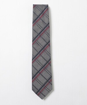 BLACK LABEL CRESTBRIDGE インポートシルクリネンチェックタイ