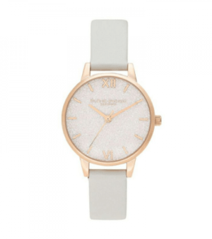 OLIVIA BURTON Glitter Dial - Vegan Blush & Pale Gold
