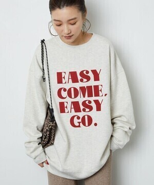 FREAK'S STORE 【WEB限定】EASY COME EASY GO ロゴプリントスウェット