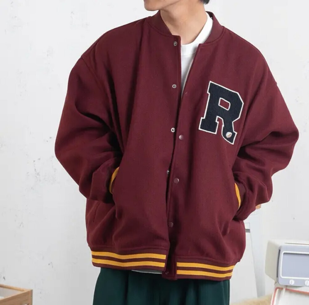 Pairpair ワッペン付きオーバーサイズスタジャン