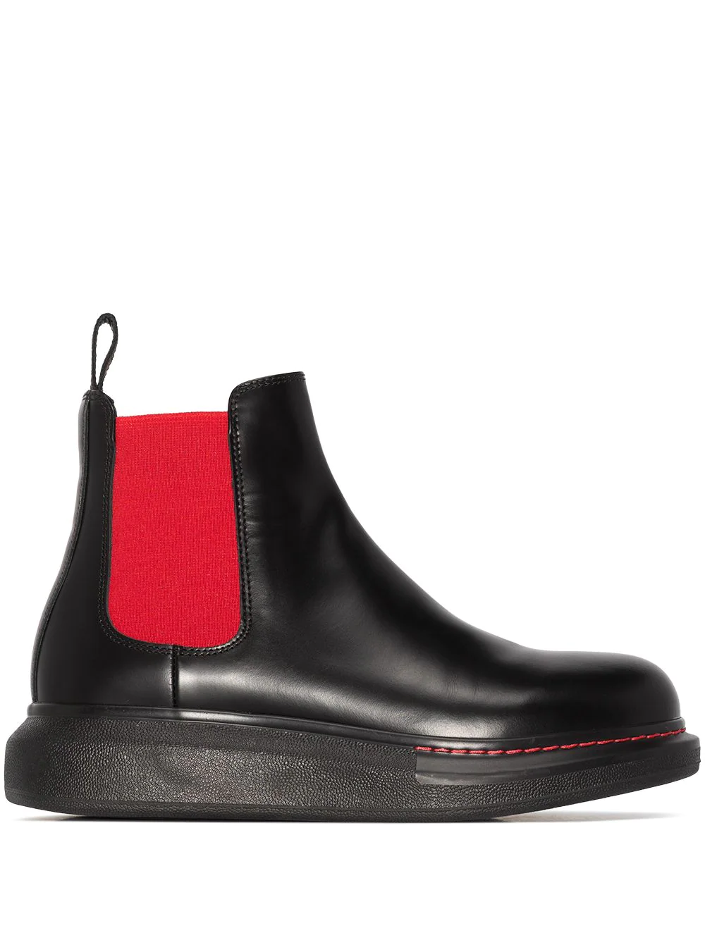 Alexander McQueen Alexander McQueen コントラストパネル チェルシーブーツ