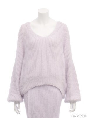snidel アンゴラニットプルオーバー