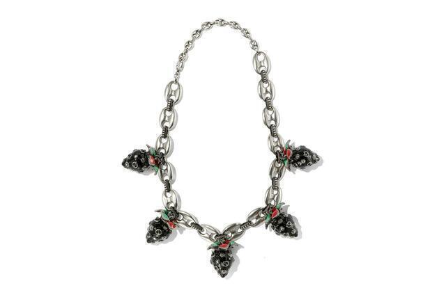 GUCCI Necklace with strawberry pendants