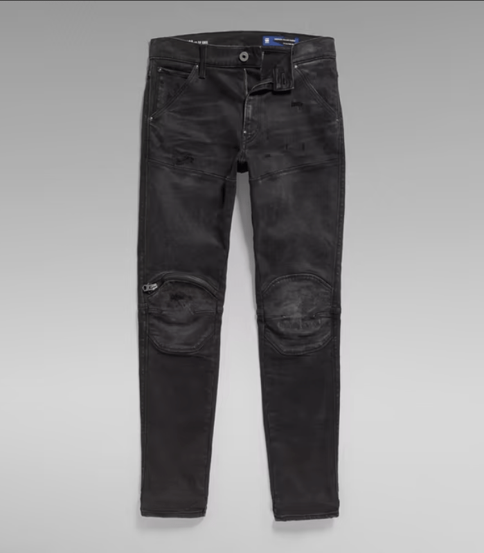 G-STAR RAW 5620 3D ZIP KNEE SKINNY JEANS