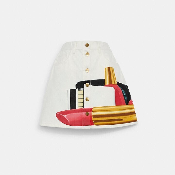 COACH 【COACH X TOM WESSELMANN】デニム スカート