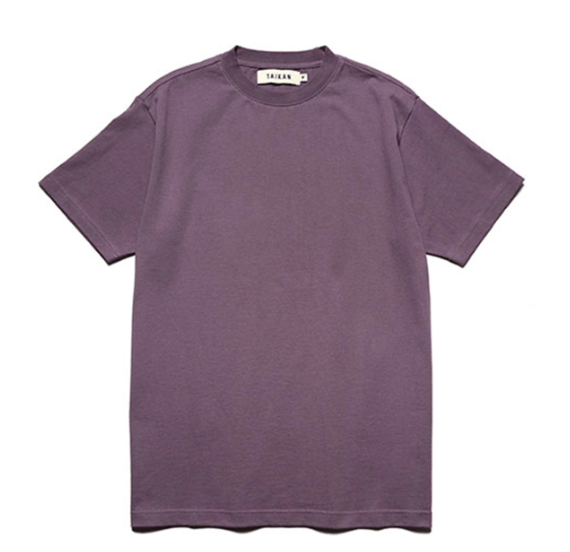TAIKAN PLAIN T-AUBERGINE