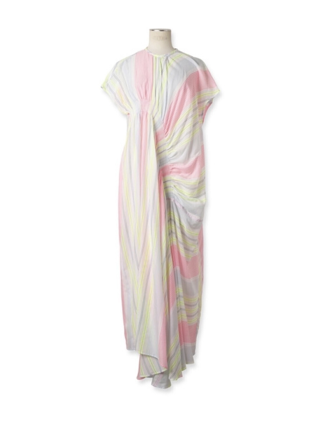 mintdesigns NEON BORDER GATHER DRESS