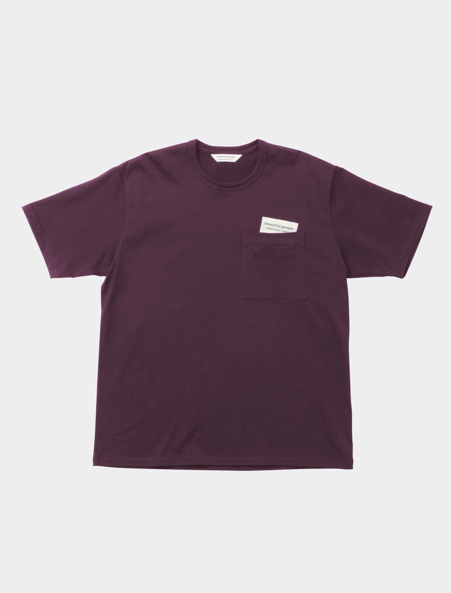 beautiful people スビン MVS ジャージービッグQOLタグ Tシャツ