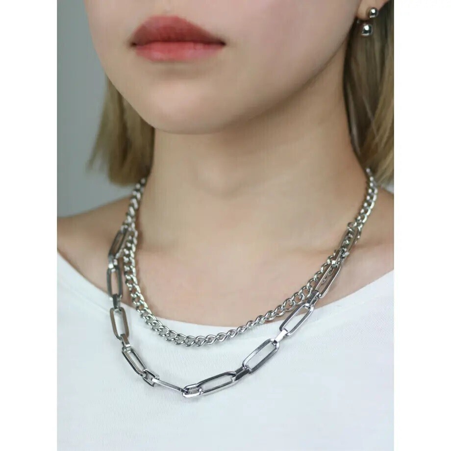 HEMCA NECKLACE 'CLIP & CURB CHAIN' | ネックレス