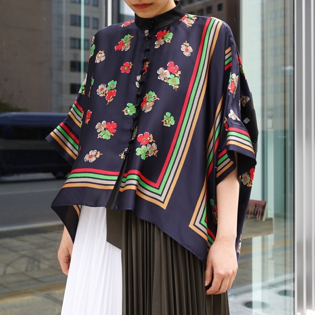 sacai Archive Print Mix Shirt