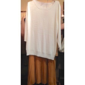 LADYMADE ミラノリブニットOP×プリーツSK