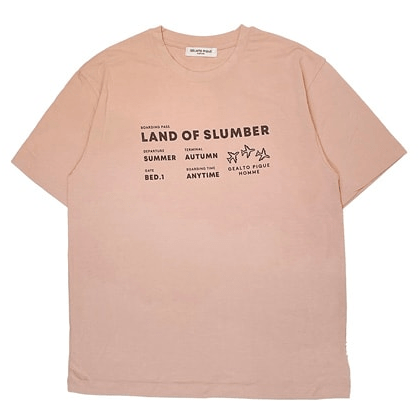 GELATO PIQUE HOMME サラフリートラベルTシャツ