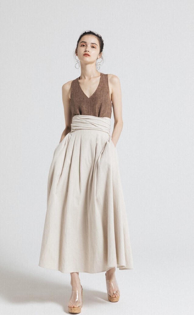 Hdxuly Jute Flare Dress