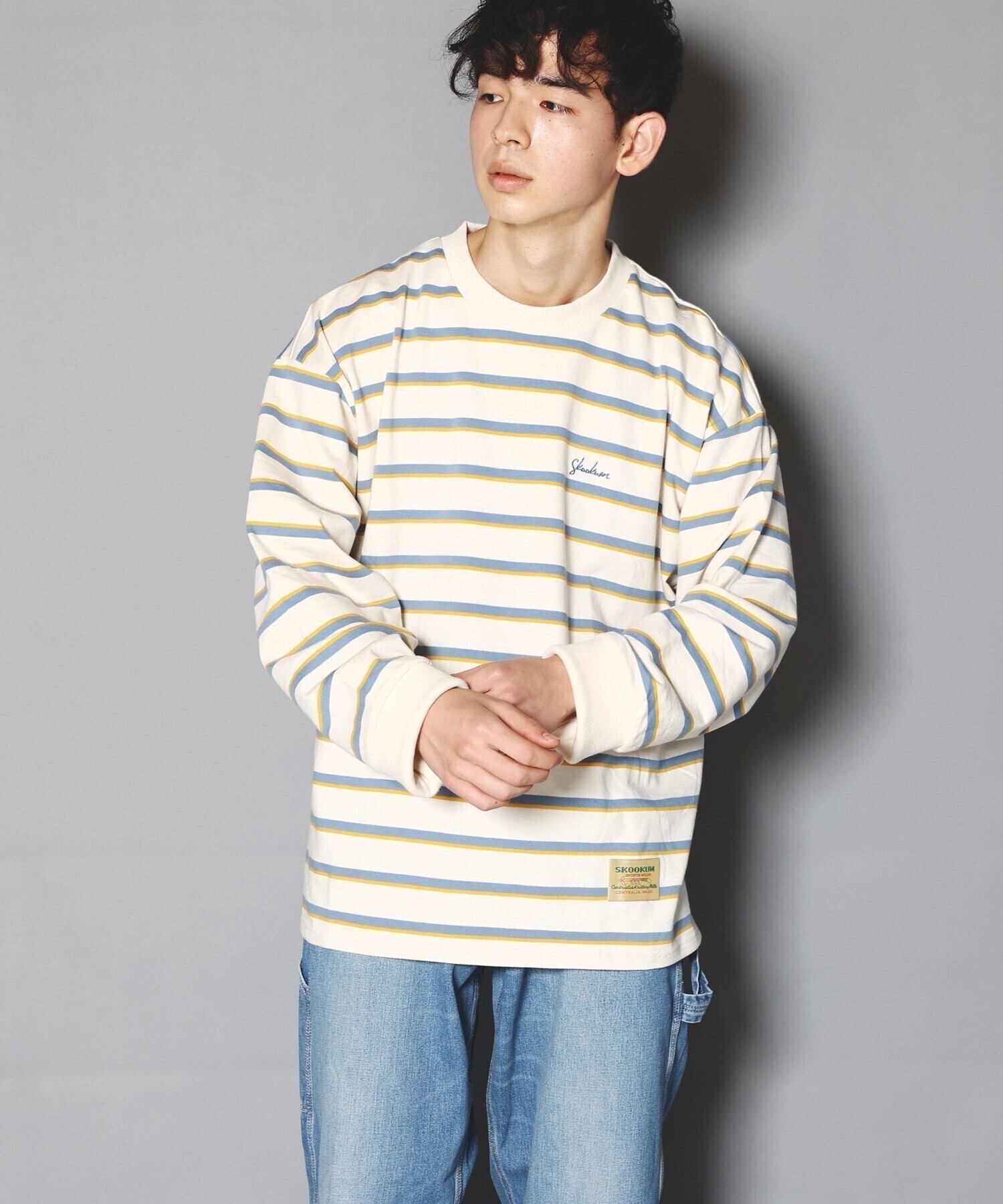 SKOOKUM SKOOKUM×JACKROSEボーダーTシャツ