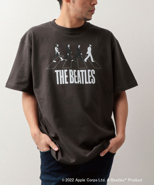 GOOD ROCK SPEED THE BEATLES ビートルズ「abbey road」ビッグシルエット バンドTシャツ