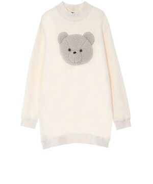 Candy Stripper PUFF TEDDY SWEAT ONE-PIECE