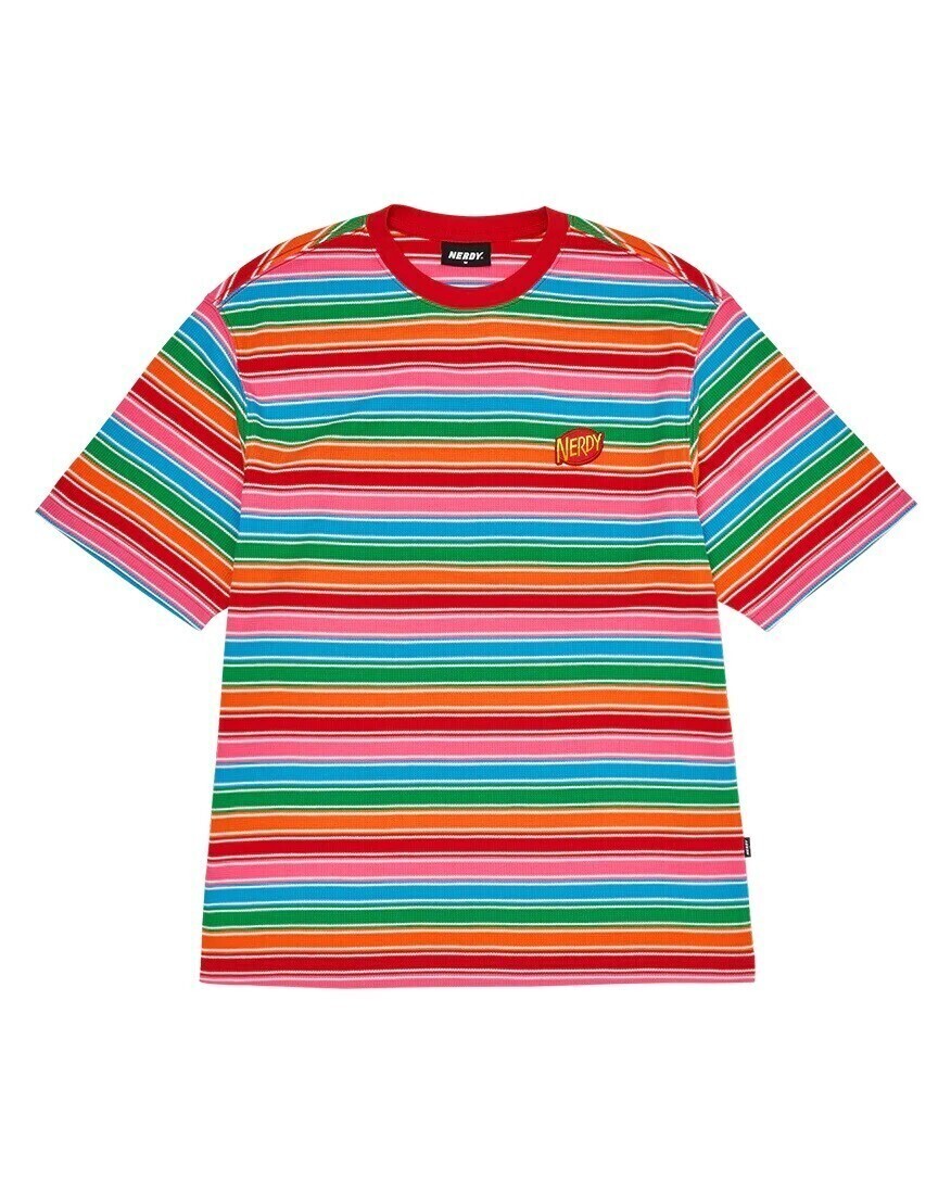 NERDY Stripe ½ Sleeve T-shirt