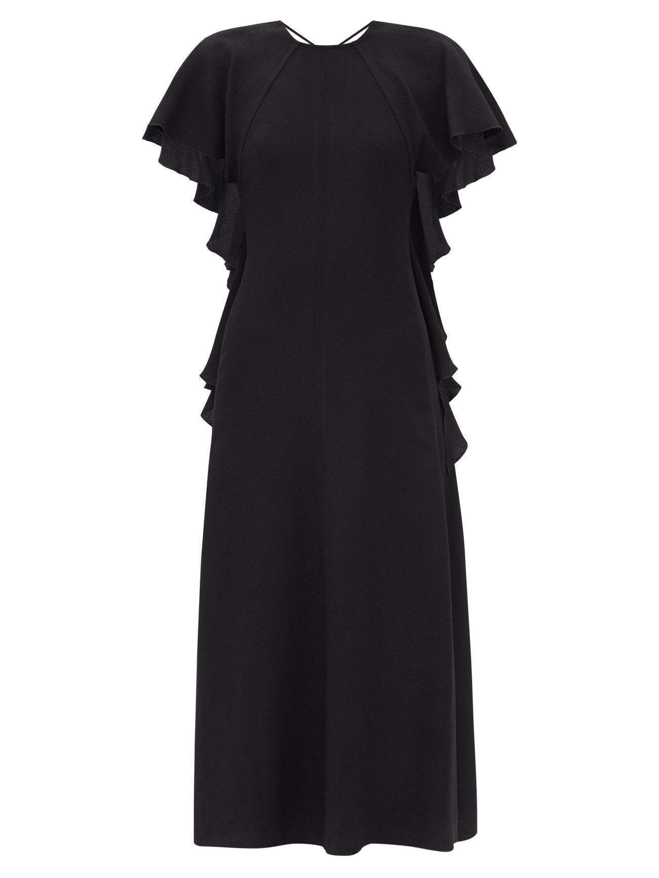 Victoria Beckham ドレープディテールミディドレス