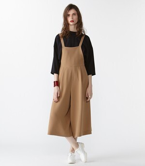 BLACK BY MOUSSY Double cross salopette