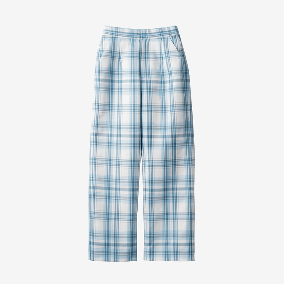 maison de Dolce. ストレートチェックパンツ【blue】M