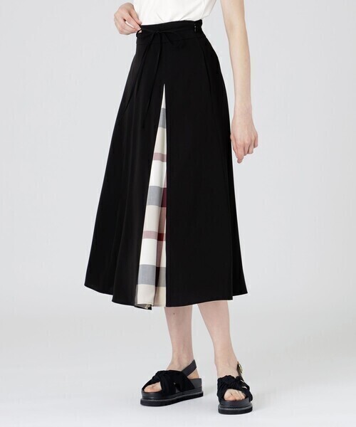 BLUE LABEL CRESTBRIDGE ドビークロスフレアスカート