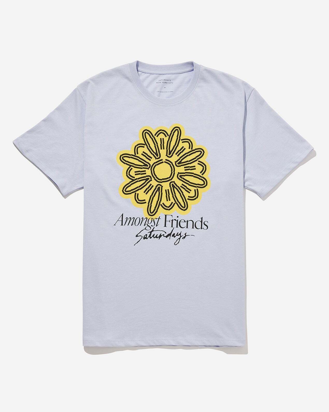 SATURDAYS NYC Floral Script Standard Tee