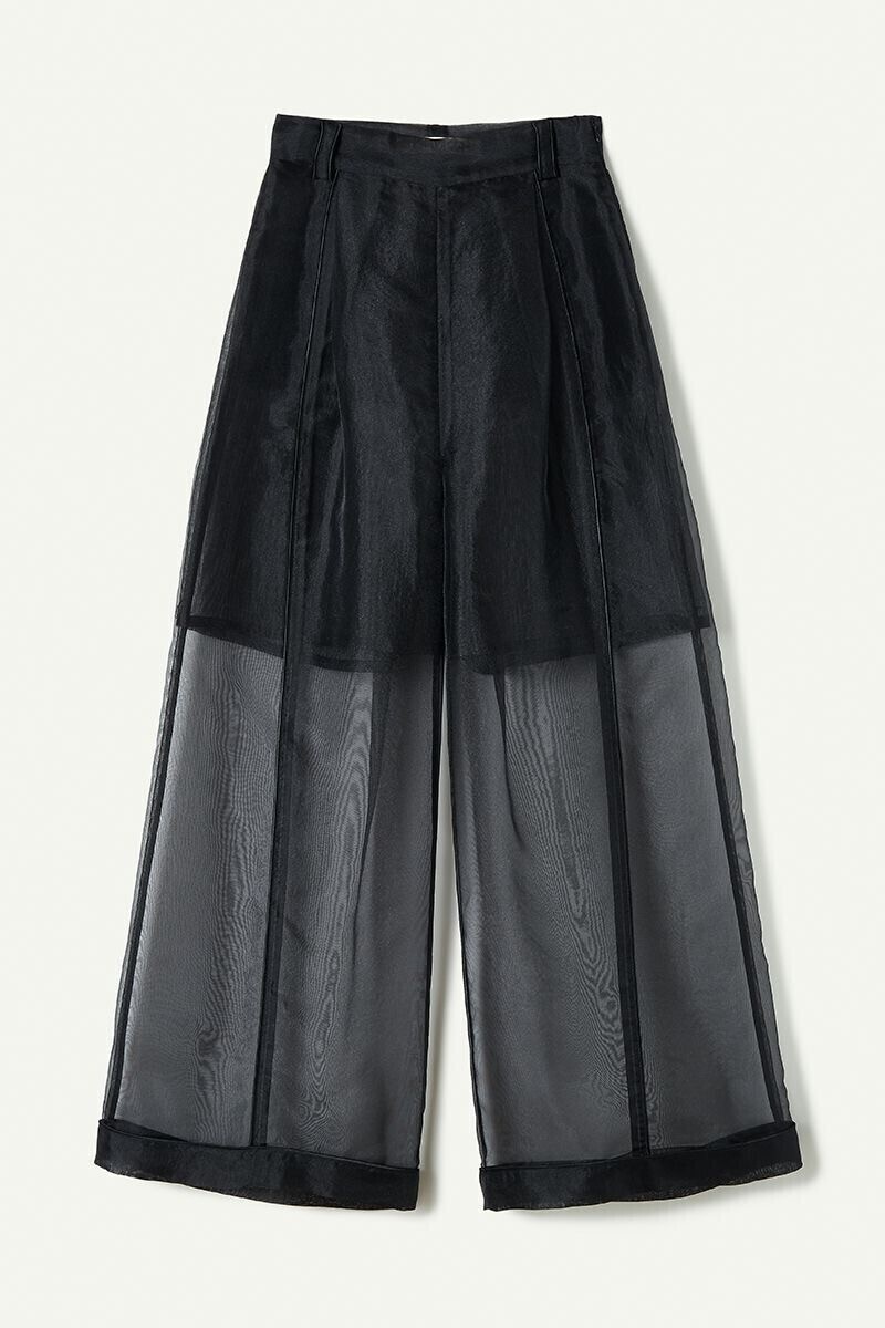 LEINWANDE Organdy Wide Trousers