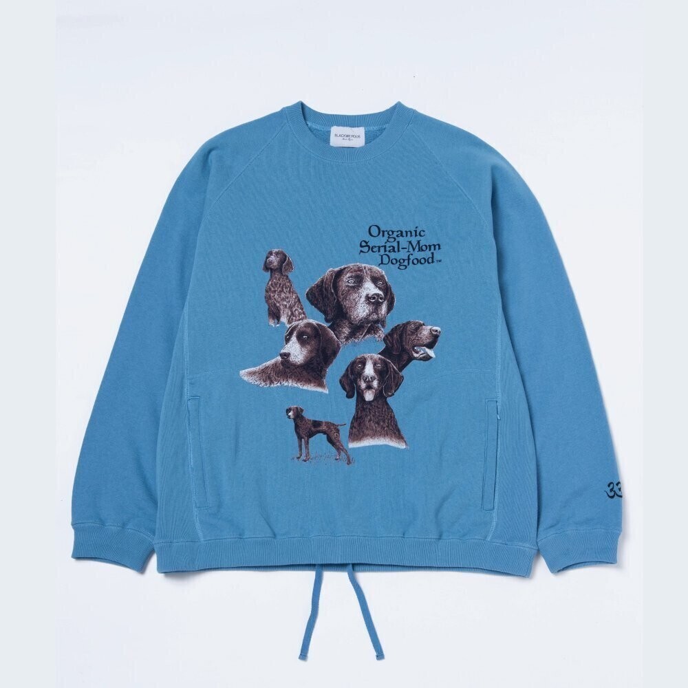 Black weirdos スウェットパーカ Crewneck Sweat Shirt