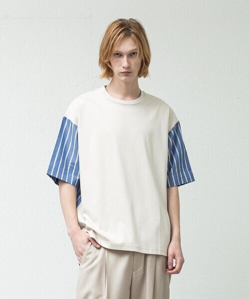 SLICK シルキーポンチコンビネーションTシャツ