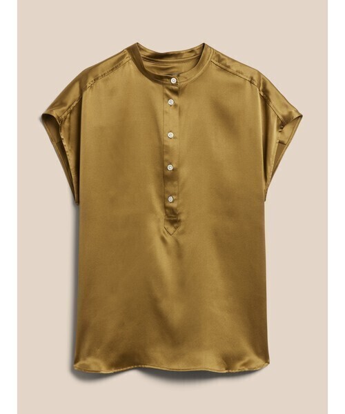 BANANA REPUBLIC シルク ドルマンチュニック