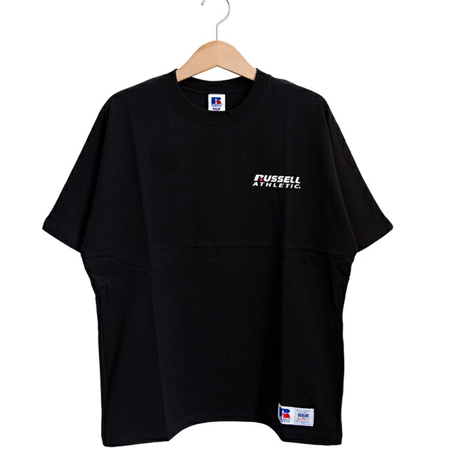 RUSSELL ATHLETIC バックプリント 半袖 フットボール Tシャツ