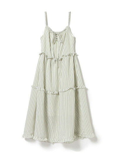 GHOSPELL Journey Tiered Midi Dress