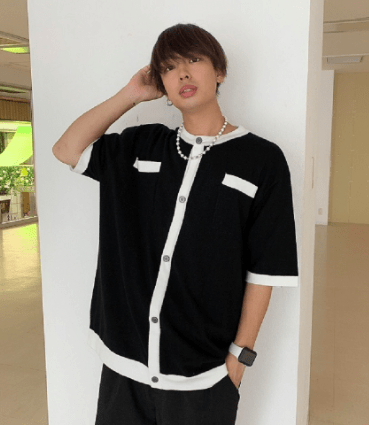 ONE WILL Bicolor cardigan