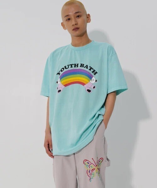 ALAND 【UNISEX】youthbath／RAINBOW BEAR T